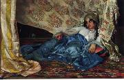 unknow artist Arab or Arabic people and life. Orientalism oil paintings  428 painting